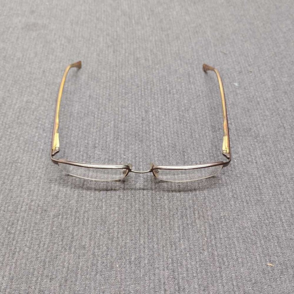 Burberry 1012 Eyeglasses Brown Tortoise Rectangular Half Rim Frames Only 52 18 - Picture 7 of 9